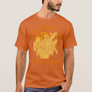 Camiseta El lobo de Blockchain Funny Bitcoin Wall Street P