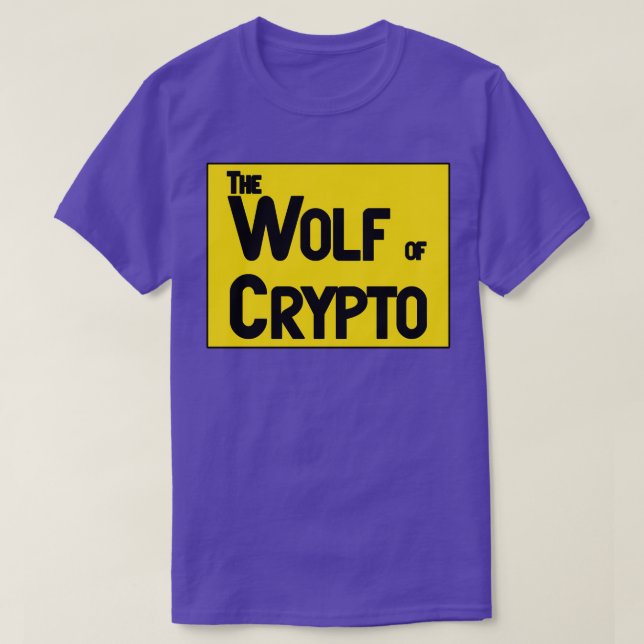 Camiseta El lobo de la criptografía (Diseño del anverso)