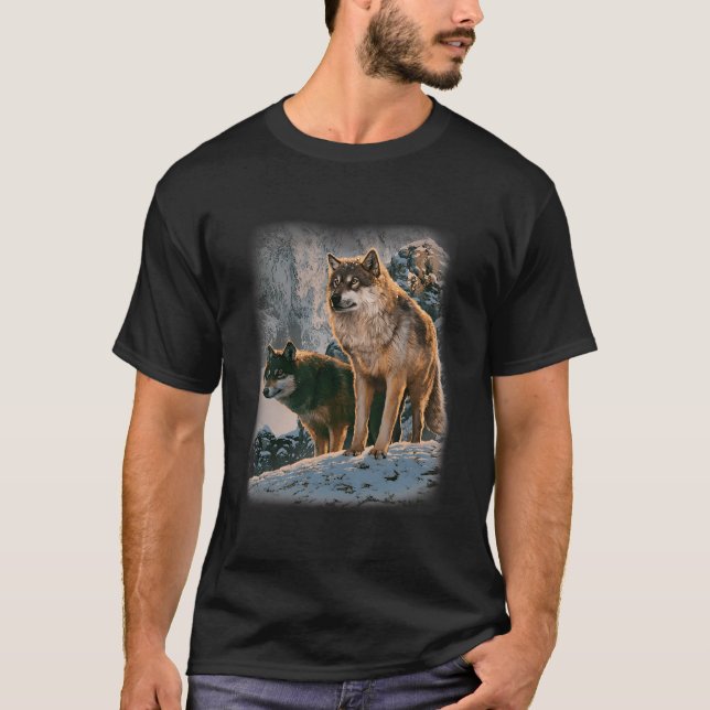 Camiseta El lobo de la montaña (Anverso)