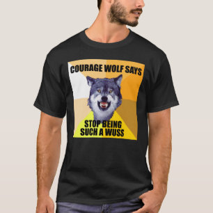 Camiseta El LOBO del VALOR dice
