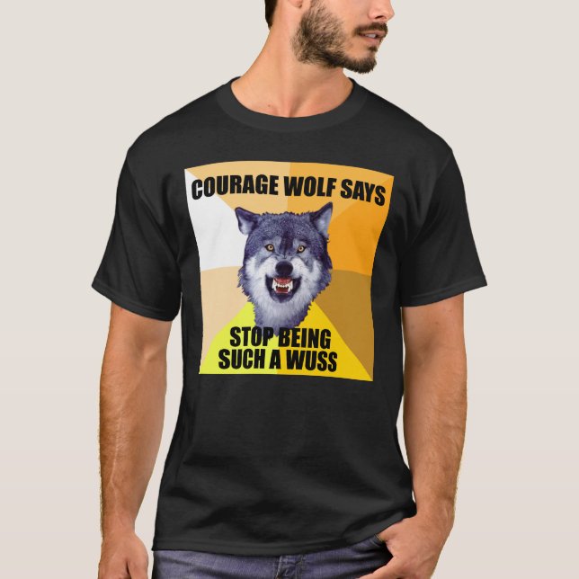 Camiseta El LOBO del VALOR dice (Anverso)