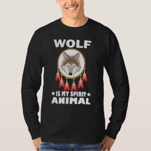 Camiseta El lobo es mi regalo de la naturaleza animal espir