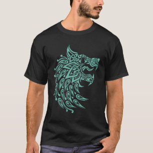Camiseta El Lobo Geométrico Valhalla De Assassin