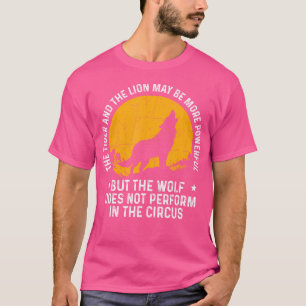Camiseta El Lobo No Funciona En El Circo Vida Silvestre L