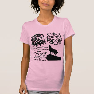 Camiseta El lobo no se realiza en el circo