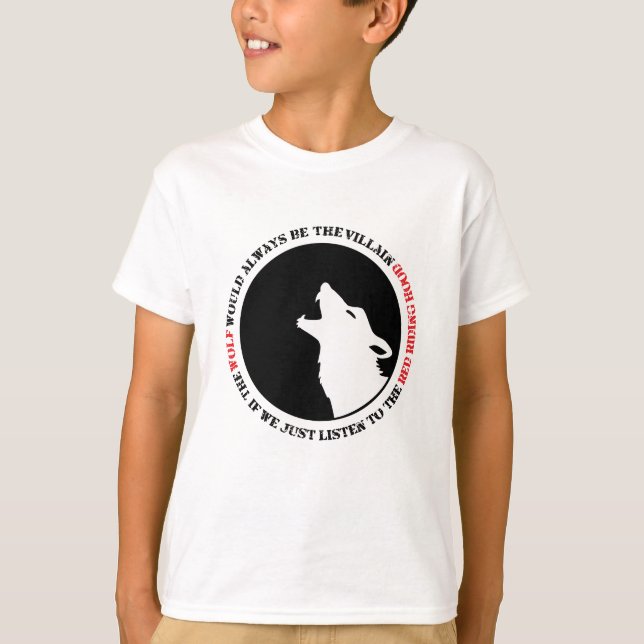 Camiseta El lobo siempre sería el villano (Anverso)