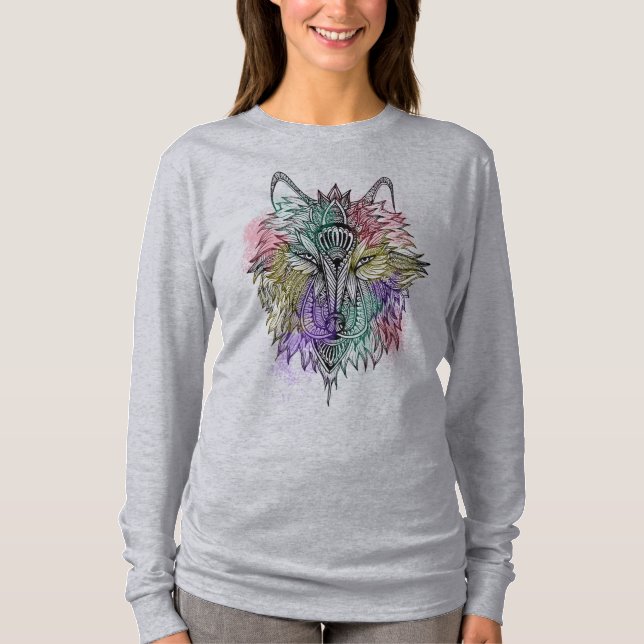 Camiseta El lobo solitario (Anverso)