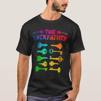 Camiseta El lockfather Locksmith Lock Picker Mejor Papá