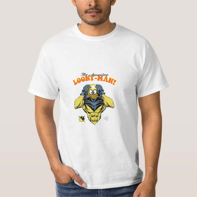 Camiseta ¡El Loco-Man asombroso! (Anverso)