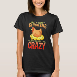 Camiseta El loco pollo Lover Hen Humor