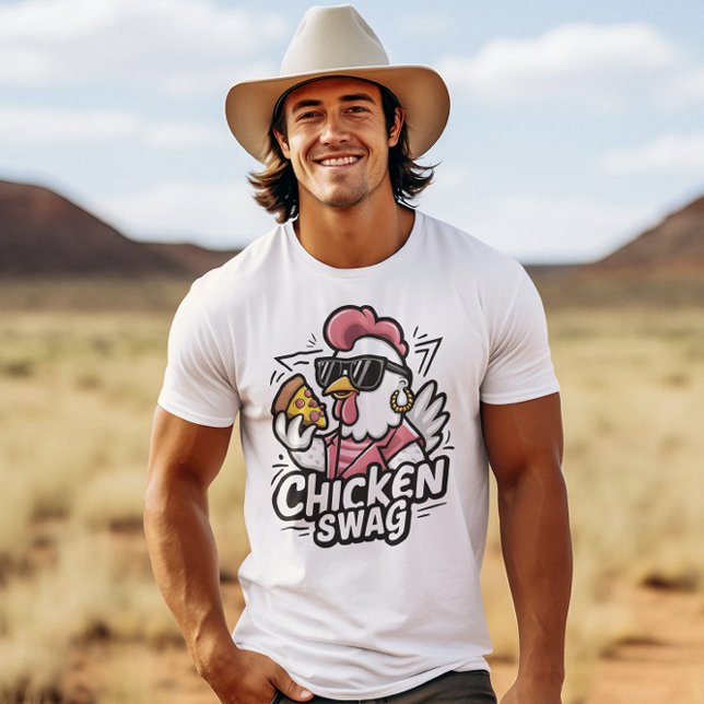 Camiseta El logo de Cluckin Guay Chicken Swag (Subido por el creador)
