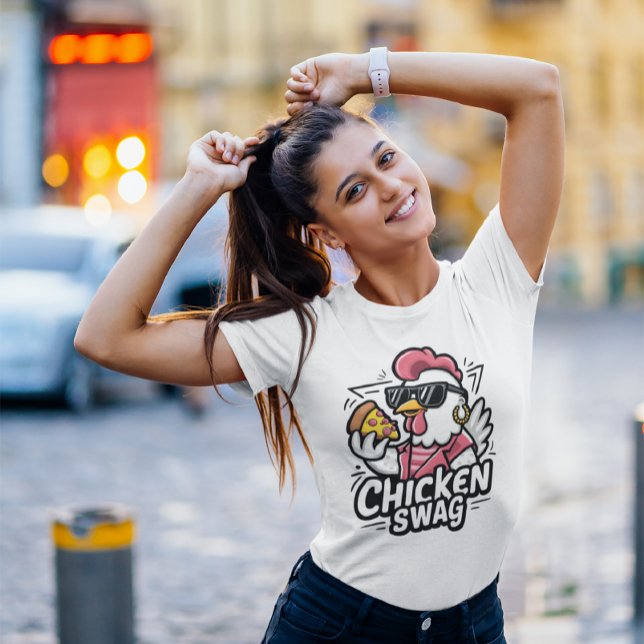 Camiseta El logo de Cluckin Guay Chicken Swag (Subido por el creador)