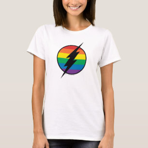 Camiseta El logo de Flash Rainbow