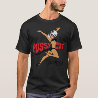 Camiseta El logo del Teatro Pussy Cat Ligeramente Molesto