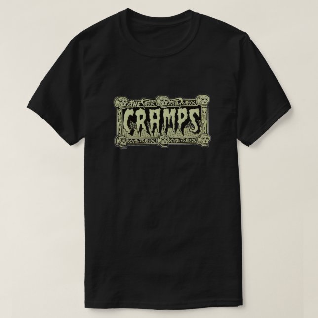 Camiseta El logo del tren para medicamentos de los calambre (Diseño del anverso)