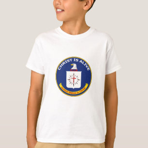 Camiseta El logotipo Cia "Cristo está vivo "