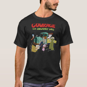Camiseta El logotipo de disparo del grupo canalla CN Courag