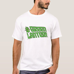 Camiseta El logotipo de la linterna verde inclinado