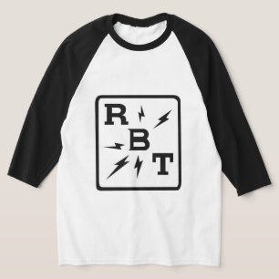 Camiseta El logotipo de trio vintage de Raglan