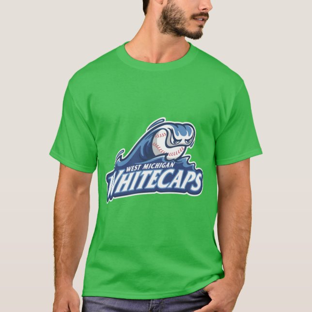 Camiseta El logotipo de West Michigan Whitecaps (Anverso)