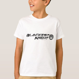 Camiseta El logotipo más negro de la noche