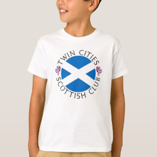 Camiseta El logotipo oficial del escocés de las ciudades