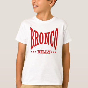 Camiseta El logotipo rojo del niño