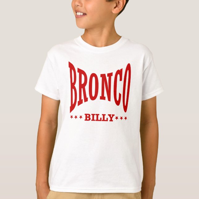 Camiseta El logotipo rojo del niño (Anverso)