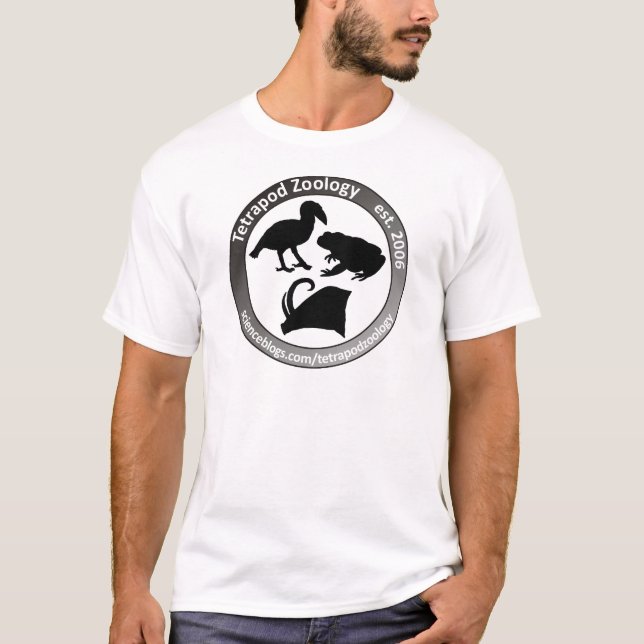 CAMISETA EL LOGOTIPO TETRÁPODO DE LA ZOOLOGÍA (Anverso)