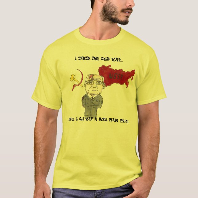 Camiseta El logro de coronación de Gorbachev (Anverso)