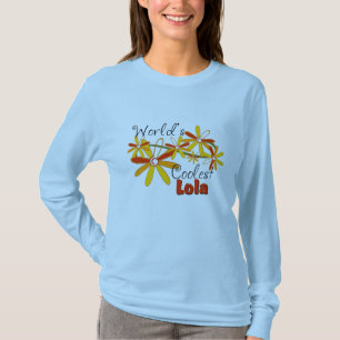 Camiseta El Lola Más Genial del Mundo Floral