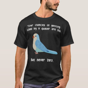 Camiseta El loro azul de Quaker Nunca cero