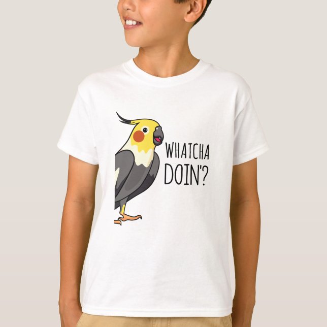Camiseta El loro de Whatcha te está mirando (Anverso)