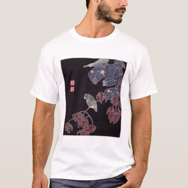 Camiseta El loro, Jakuchū (Anverso)