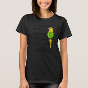 Camiseta El Loro Músico I Sonó El Silencio I El Budgie Amar