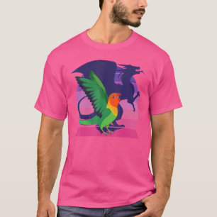 Camiseta El loro retro I Winged Dragon gritando el de Fisch