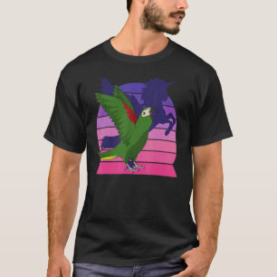 Camiseta El loro retro que quería unicornio I Hahn en Macaw