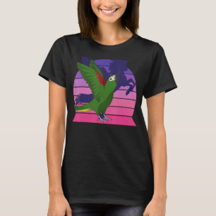 Camiseta El loro retro que quería unicornio I Hahn en Macaw