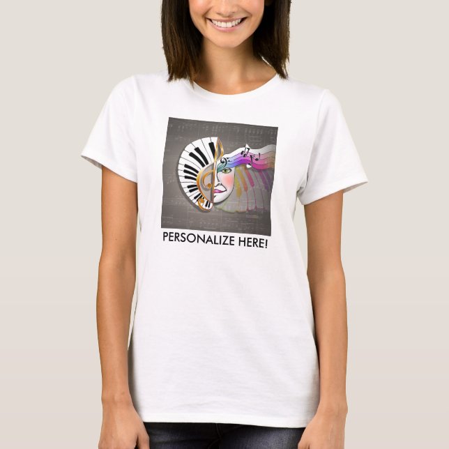 Camiseta El Lt de los hombres de la máscara de la música. (Anverso)