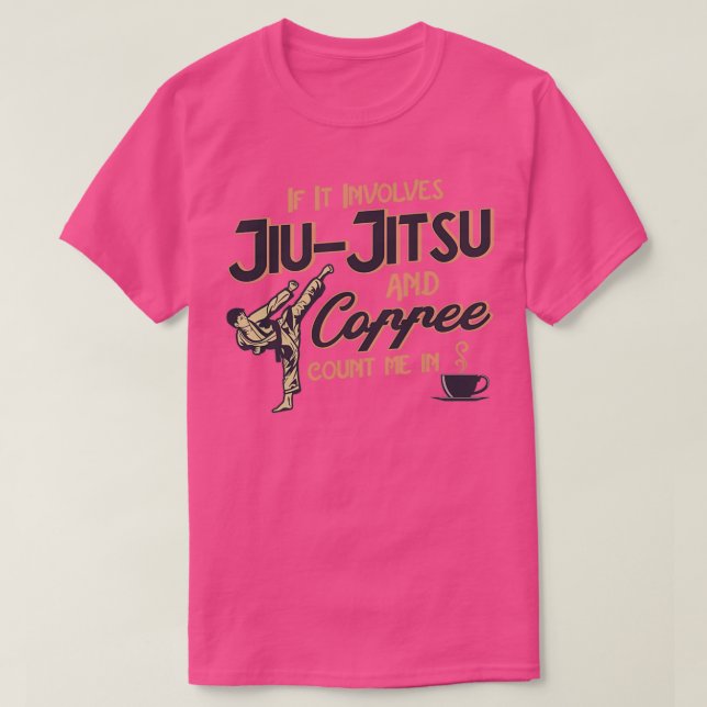 Camiseta El luchador Jiu Jitsu contra la Marta Campeona de  (Diseño del anverso)