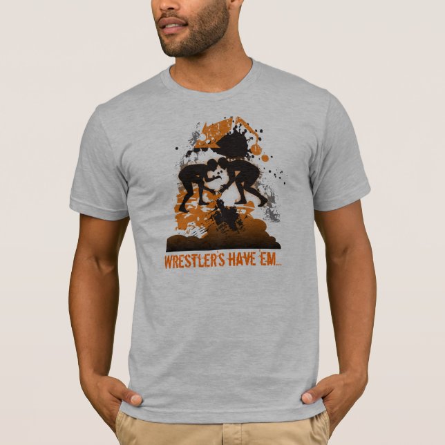 Camiseta El luchador los tiene (Anverso)