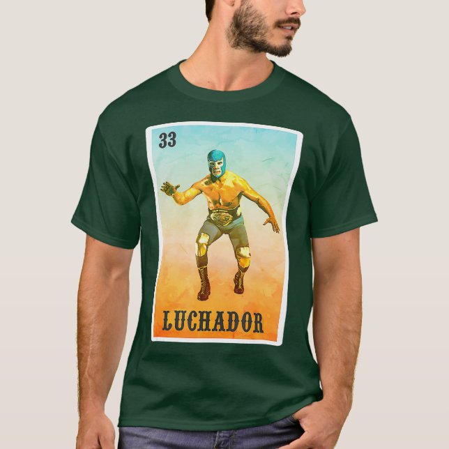 Camiseta El luchador lucha libre - México Luchador (Anverso)