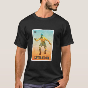 Camiseta El luchador lucha libre México Luchador largo sueñ