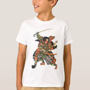 Camiseta El luchar de los guerreros del samurai
