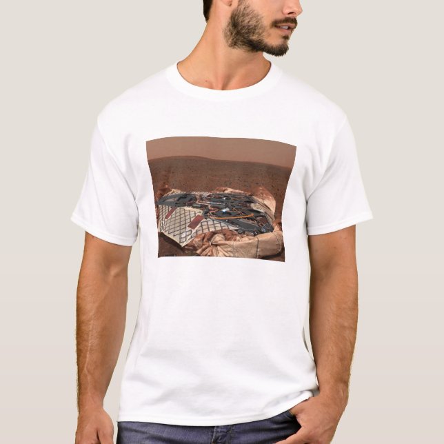 Camiseta El lugar de aterrizaje del Róver (Anverso)