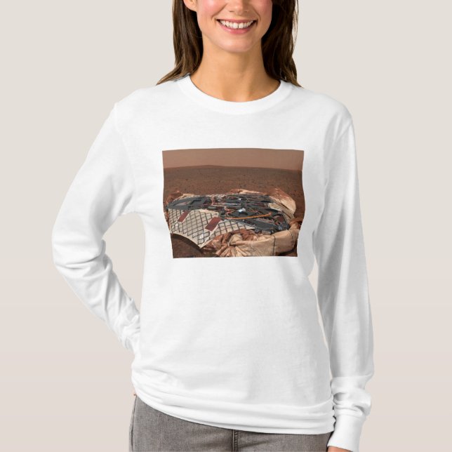 Camiseta El lugar de aterrizaje del Róver (Anverso)