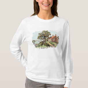 Camiseta El lugar de nacimiento de Washington en la cala de