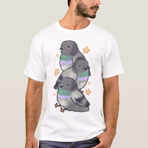 Camiseta El luto de la paloma � el arte animal