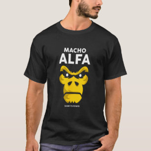 Camiseta El macho alfa Lomo Plateado