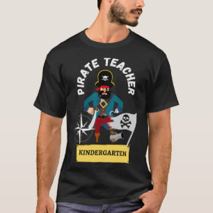 Camiseta El maestro de piratas de jardines de infancia loro